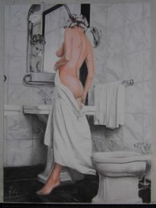 Voir le détail de cette oeuvre: sexy dans salle de bains 2